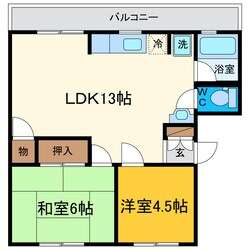 グランヴェール名東の物件間取画像